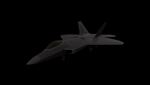 LockheedBoeing F-22 Raptor 3D model