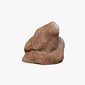 3D stone rock