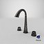 Dark Silver Faucet 3D Printed