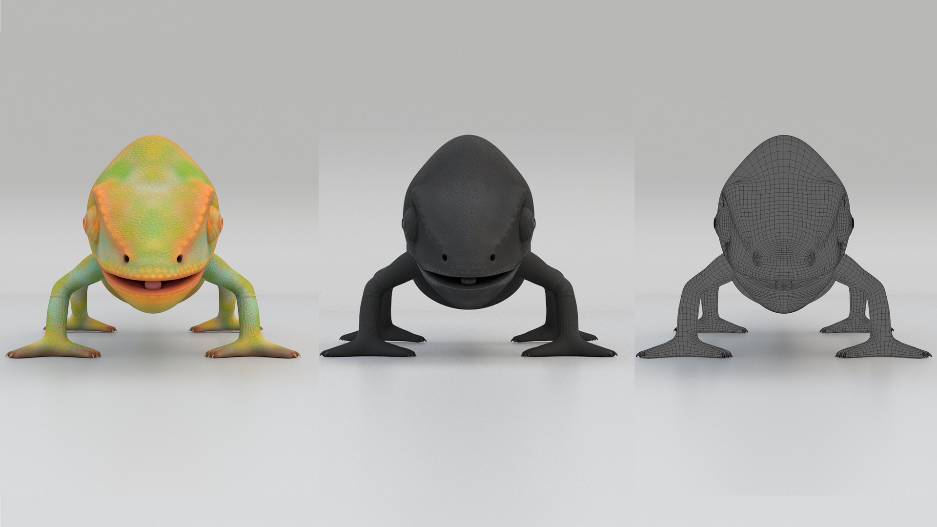 Chameleon 3D model https://p.turbosquid.com/ts-thumb/Hn/0MSC7m/Da/chameleon_rnw/jpg/1668296076/1920x1080/fit_q87/b00a2cbc98c297ecd0d1b67922c8920a82bdf5dc/chameleon_rnw.jpg