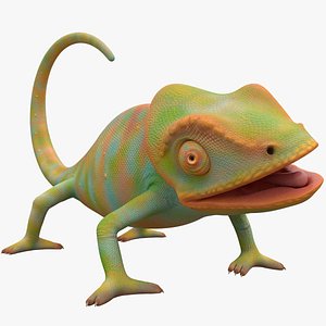 Chameleon ANIMATED Facial Blend Shapes