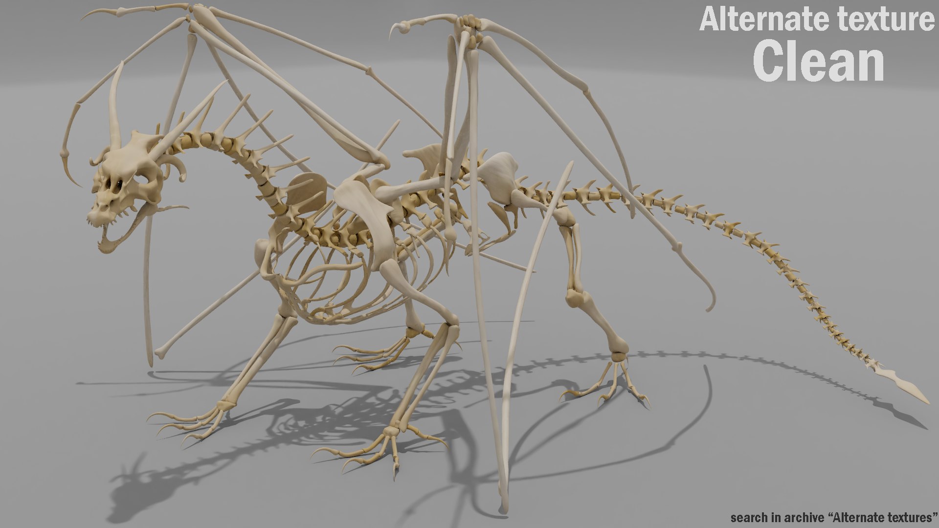 3D bone dragon https://p.turbosquid.com/ts-thumb/Hn/0ZQ03F/4aBAeQx0/clean/png/1572373821/1920x1080/fit_q87/f318990942c0442cf2b196759b82d0962f5c7867/clean.jpg