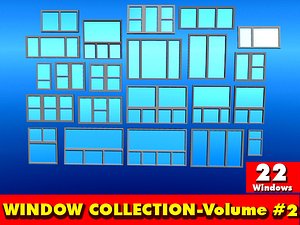 standard windows collection-volume 2- 3d obj