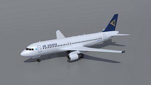 Airbus A320 Air Astana model