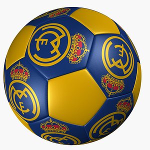 soccer ball real madrid 3d 3ds