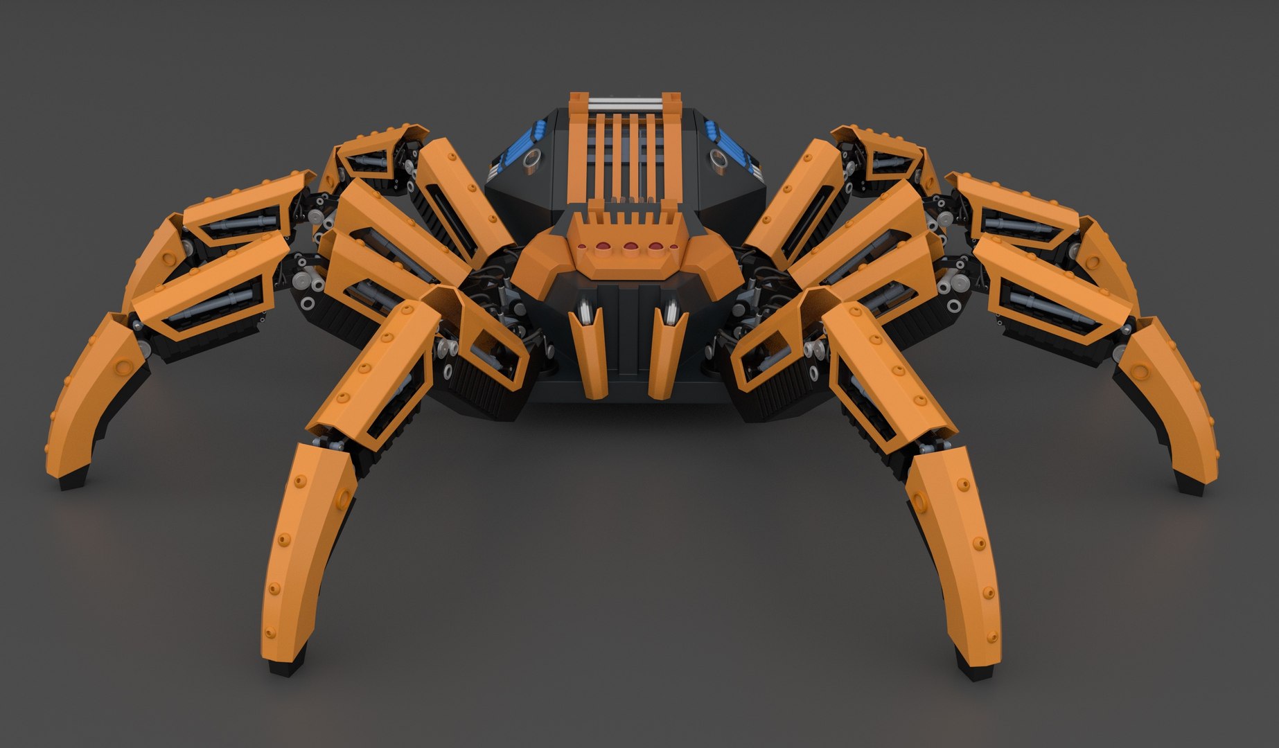 Robot Spider 3D Model Model - TurboSquid 2092408