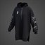 Women  Oversized Graphic Print Hoodie  Grunge Sweater Dress Gothic Sweatshirt Streetwear