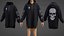Women  Oversized Graphic Print Hoodie  Grunge Sweater Dress Gothic Sweatshirt Streetwear