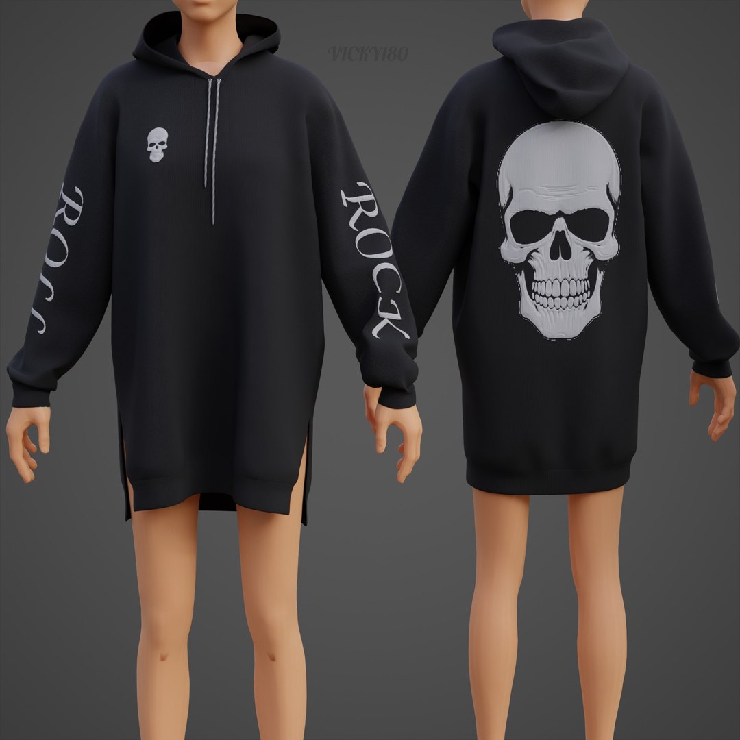 3D 3D Women  Oversized Graphic Print Hoodie  Grunge Sweater Dress Gothic Sweatshirt Streetwear model https://p.turbosquid.com/ts-thumb/Hn/U0Xfjs/kN/thumbnail00/jpg/1737560036/1920x1080/fit_q87/c06423b798cc29d608039ecb4c9512df3914737b/thumbnail00.jpg