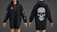 Women  Oversized Graphic Print Hoodie  Grunge Sweater Dress Gothic Sweatshirt Streetwear