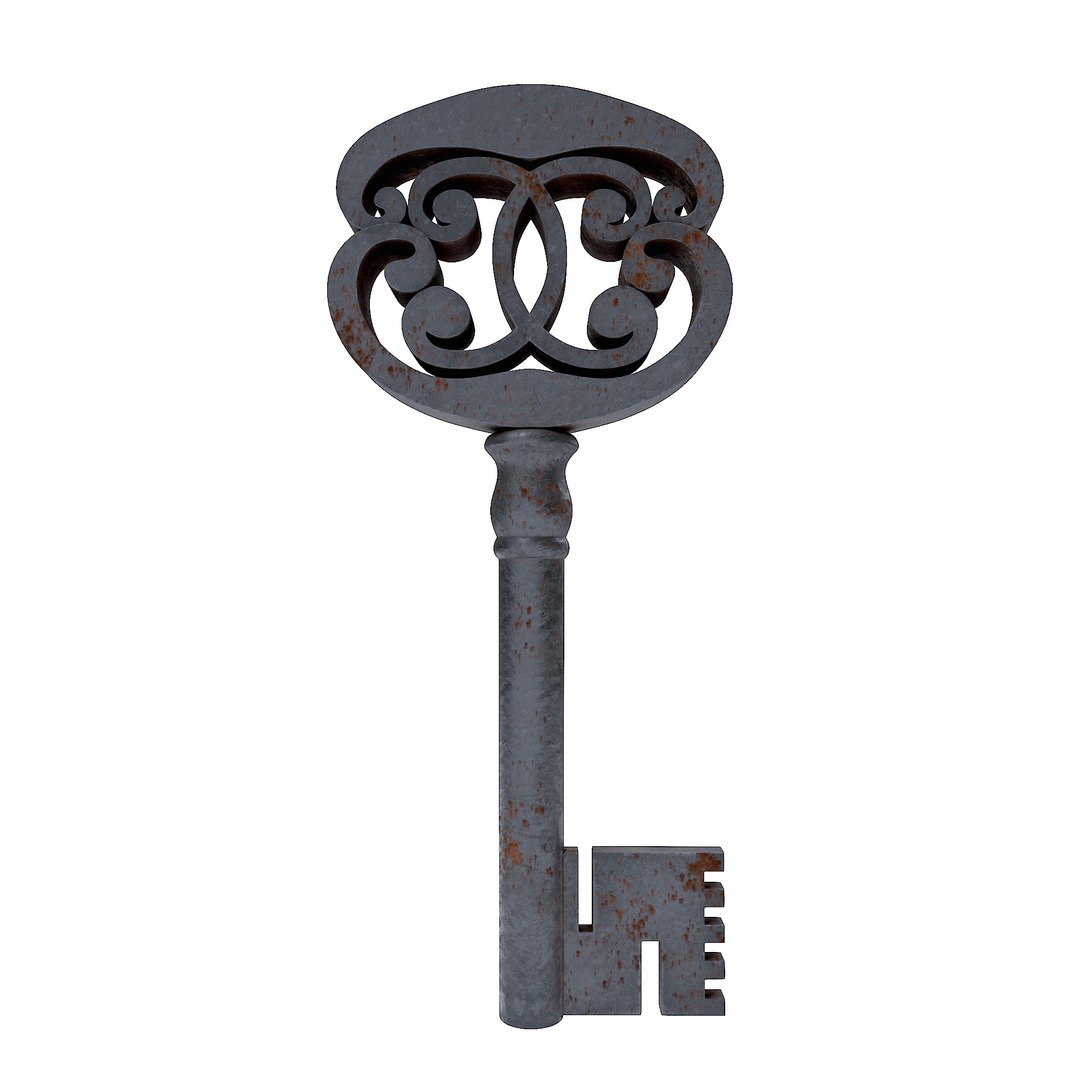 3D Ancient Skeleton Key - TurboSquid 1982975