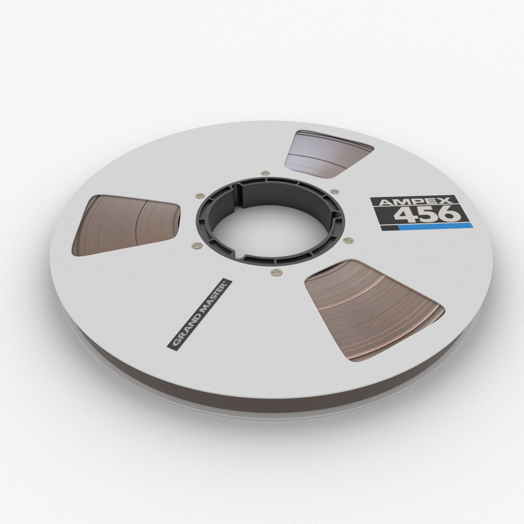 3D Ampex 456 Open Tape - TurboSquid 1652472