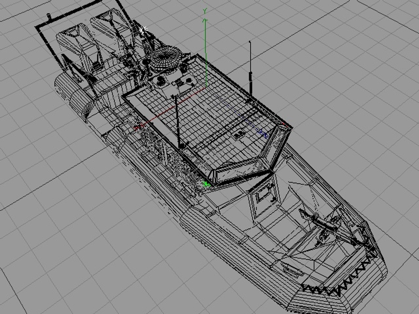 3d Coast Guard Rb-hs Boat Model