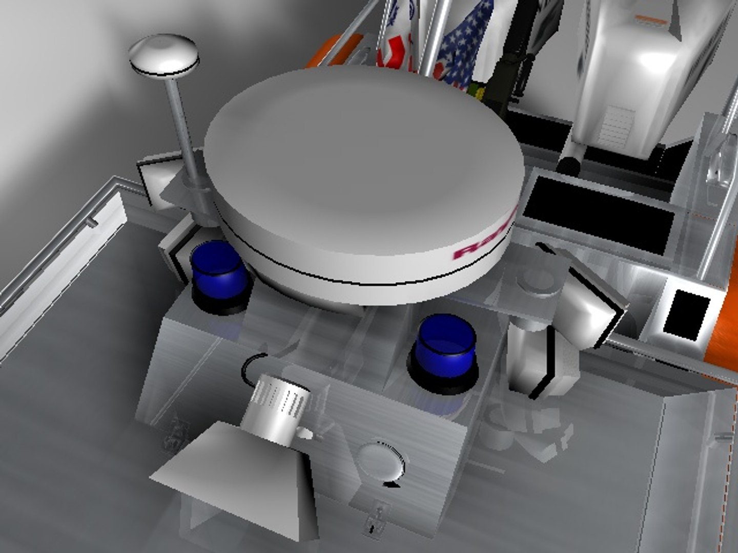 3d Coast Guard Rb-hs Boat Model