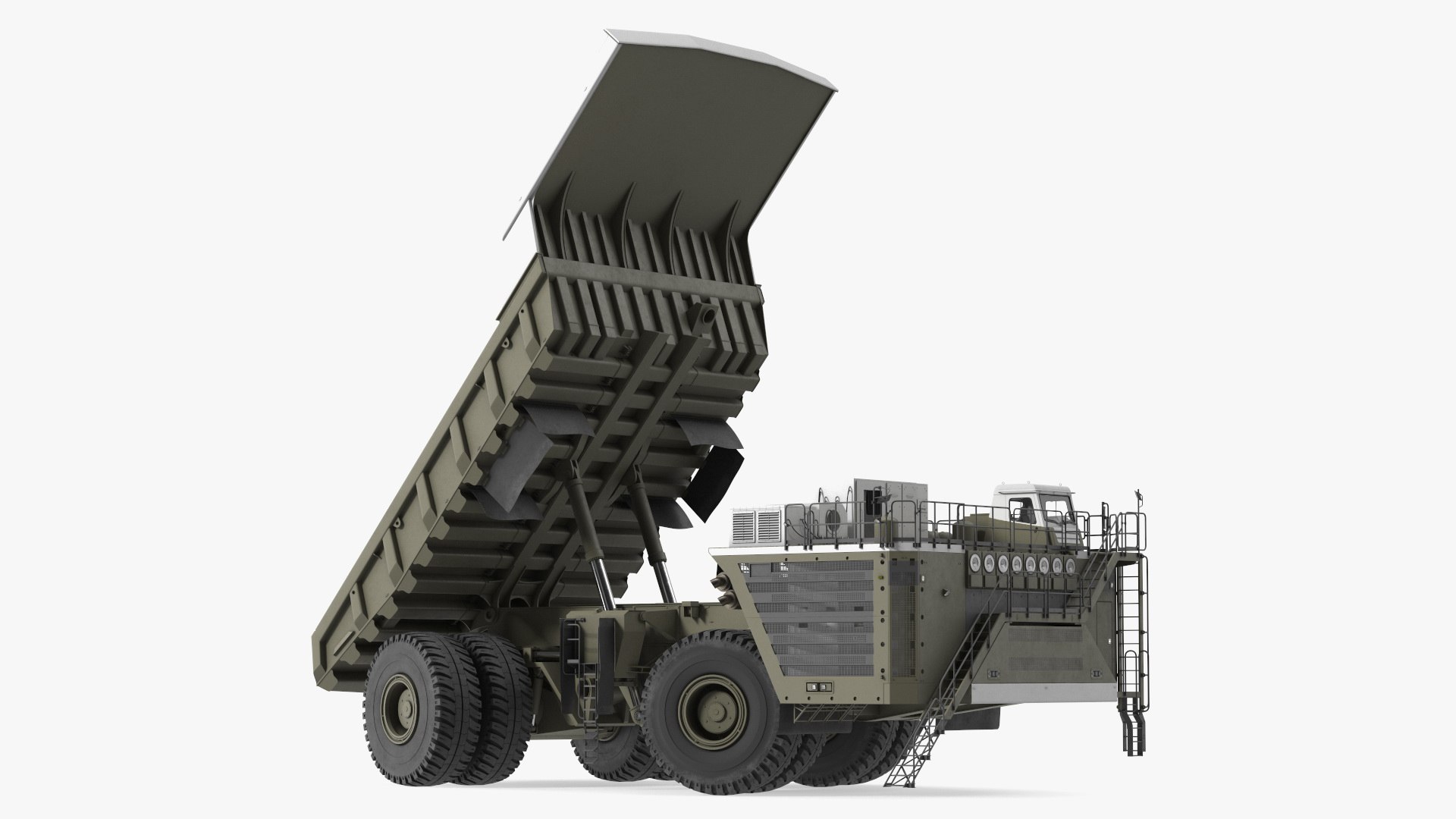 Haul Truck Raised Bed 3D model preview