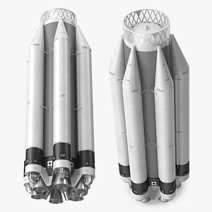 Proton M Rocket Stage 1 3D