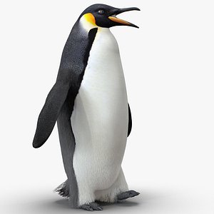 emperor penguin rigged fur ma