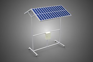 SOLAR PANEL GENERATOR STAND CHARGING STATION PV PHOTOVOLTAIC BOX