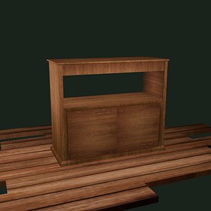 3D LowPoly Rack model