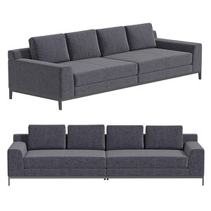 3D Holly Hunt Caspian Sofa model