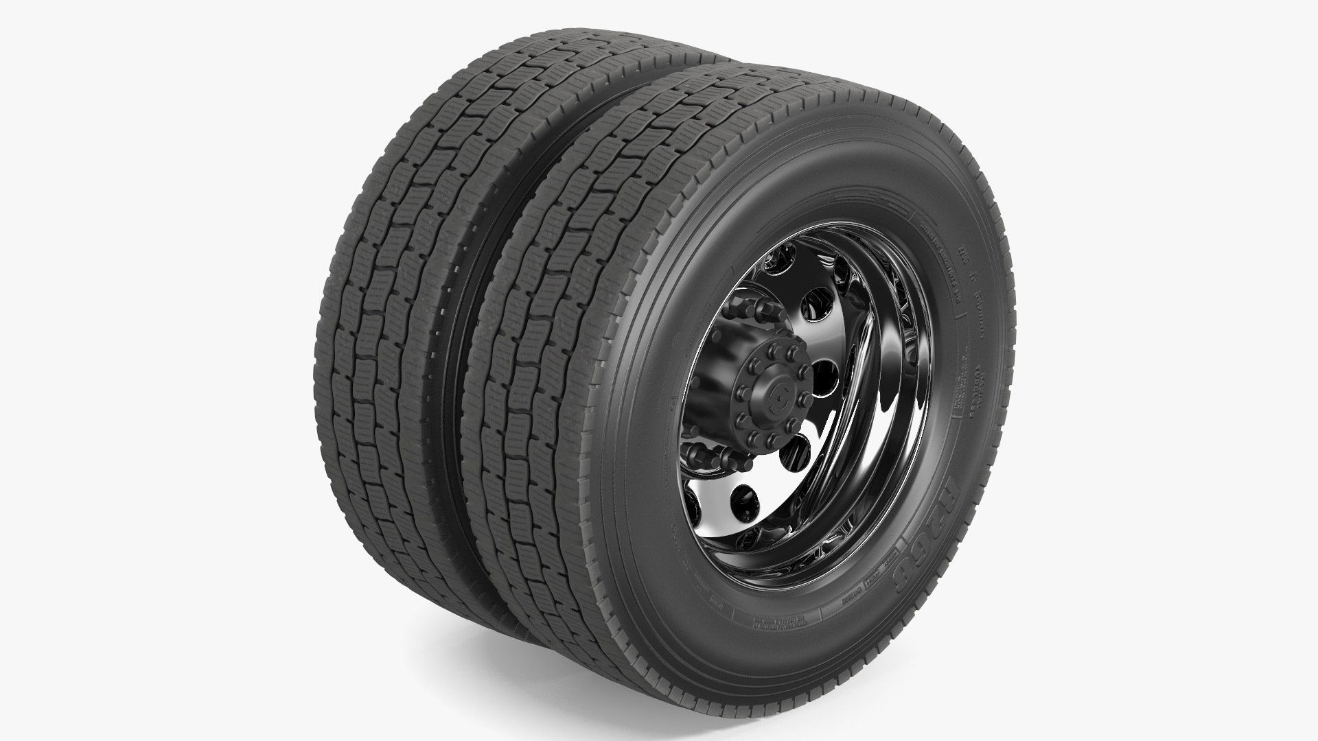 Wheel Rear Truck Rims 3D model preview