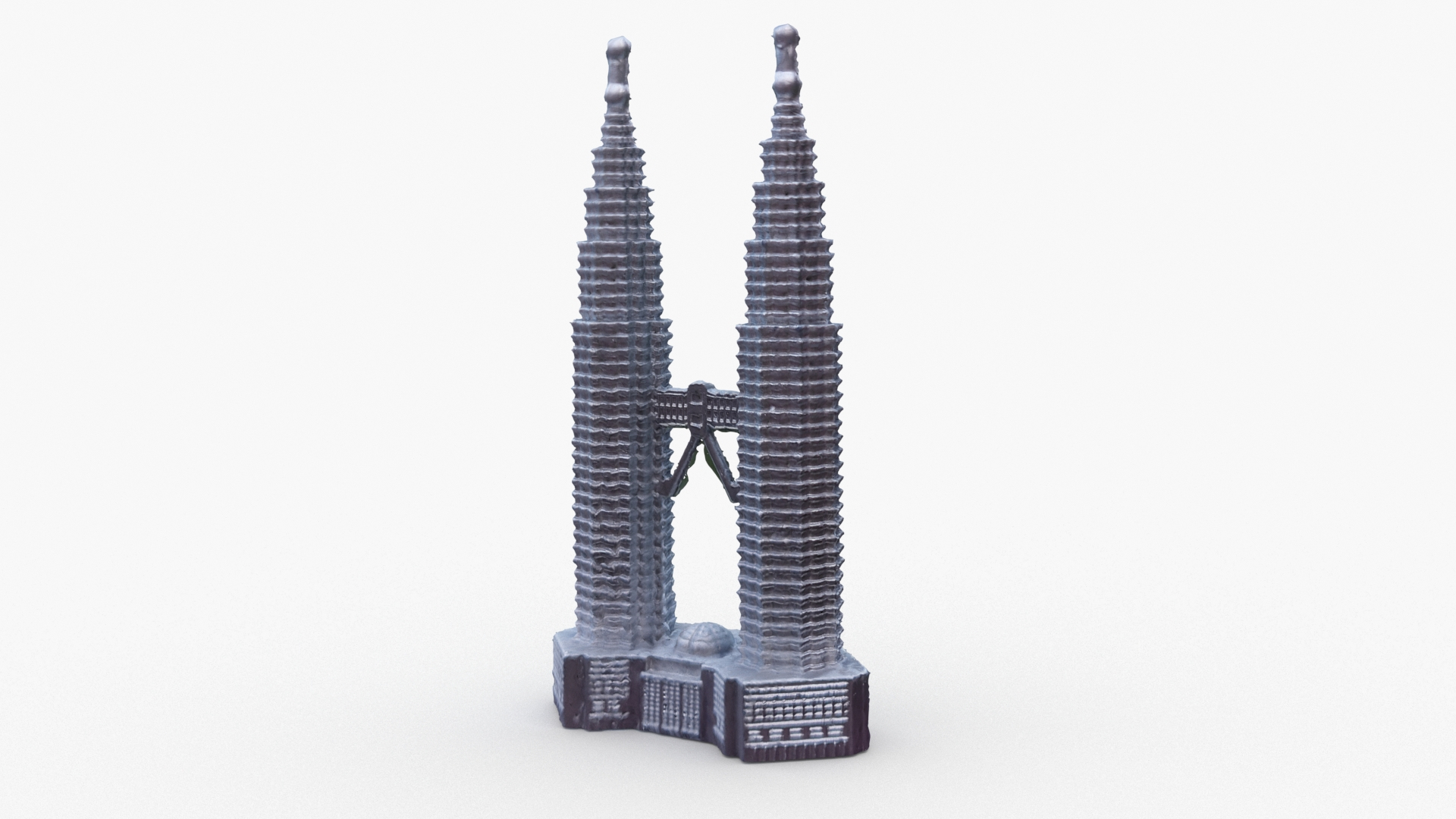 3D Petronas Towers Figurine - TurboSquid 1835256