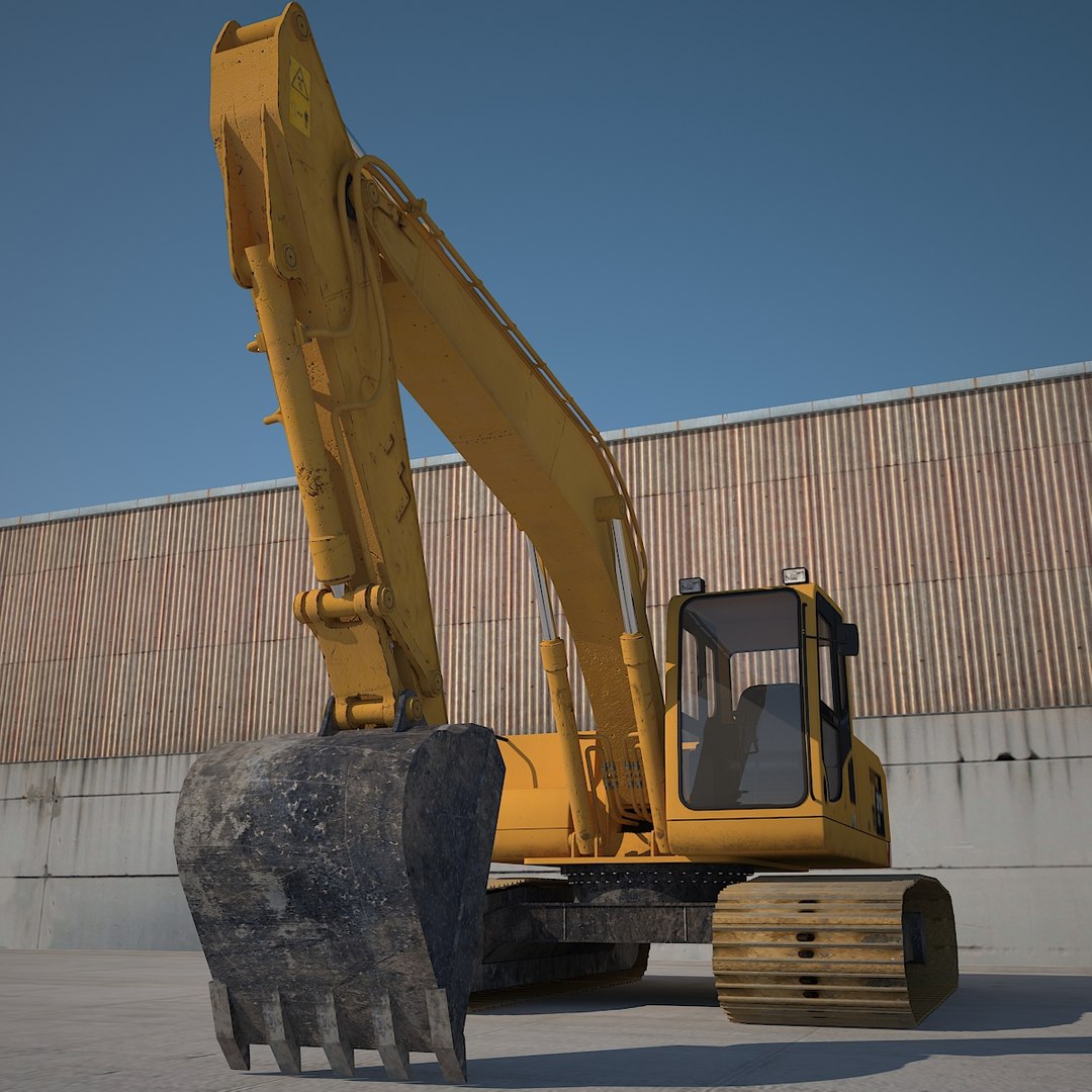 Digger Dumper 3d Model