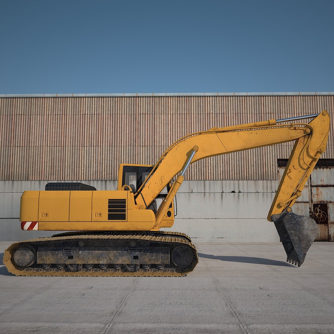 Digger Dumper 3d Model