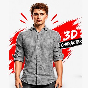 Realistic Male Character model