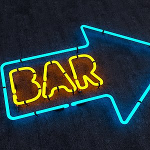 3D neon sign