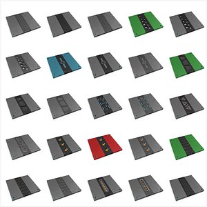 3D model Sci-Fi Tiles Panels PBR