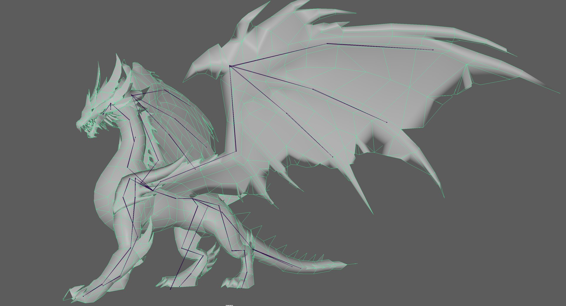 Golden Dragon Rig - Low Poly Model - TurboSquid 1831838