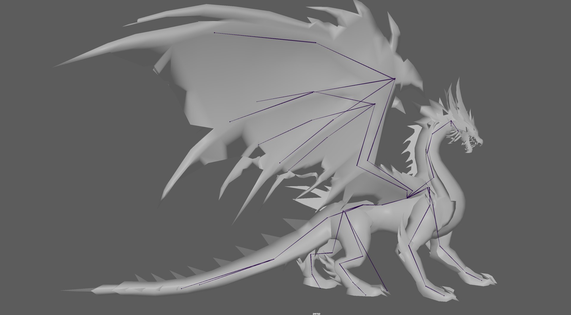Golden Dragon Rig - Low Poly Model - TurboSquid 1831838