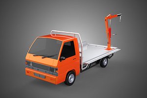 3D SHIPMENT FOLDABLE HYDRAULIC LIFT JIB CRANE DROPSIDE PICKUP TRUCK