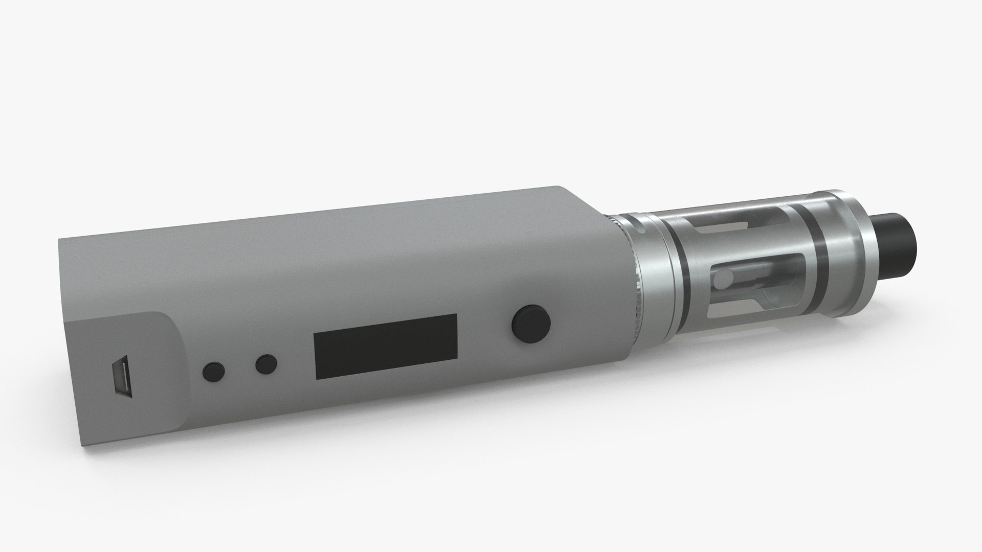 Electronic Vape with large Size Tank 3D model preview