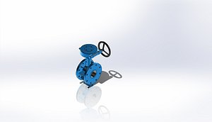 3D Butterfly valve
