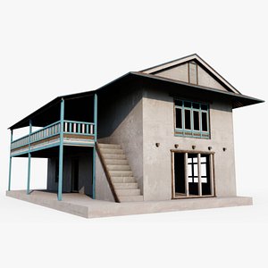 Mountain Hotel 3D model