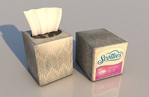 tissue box 3D