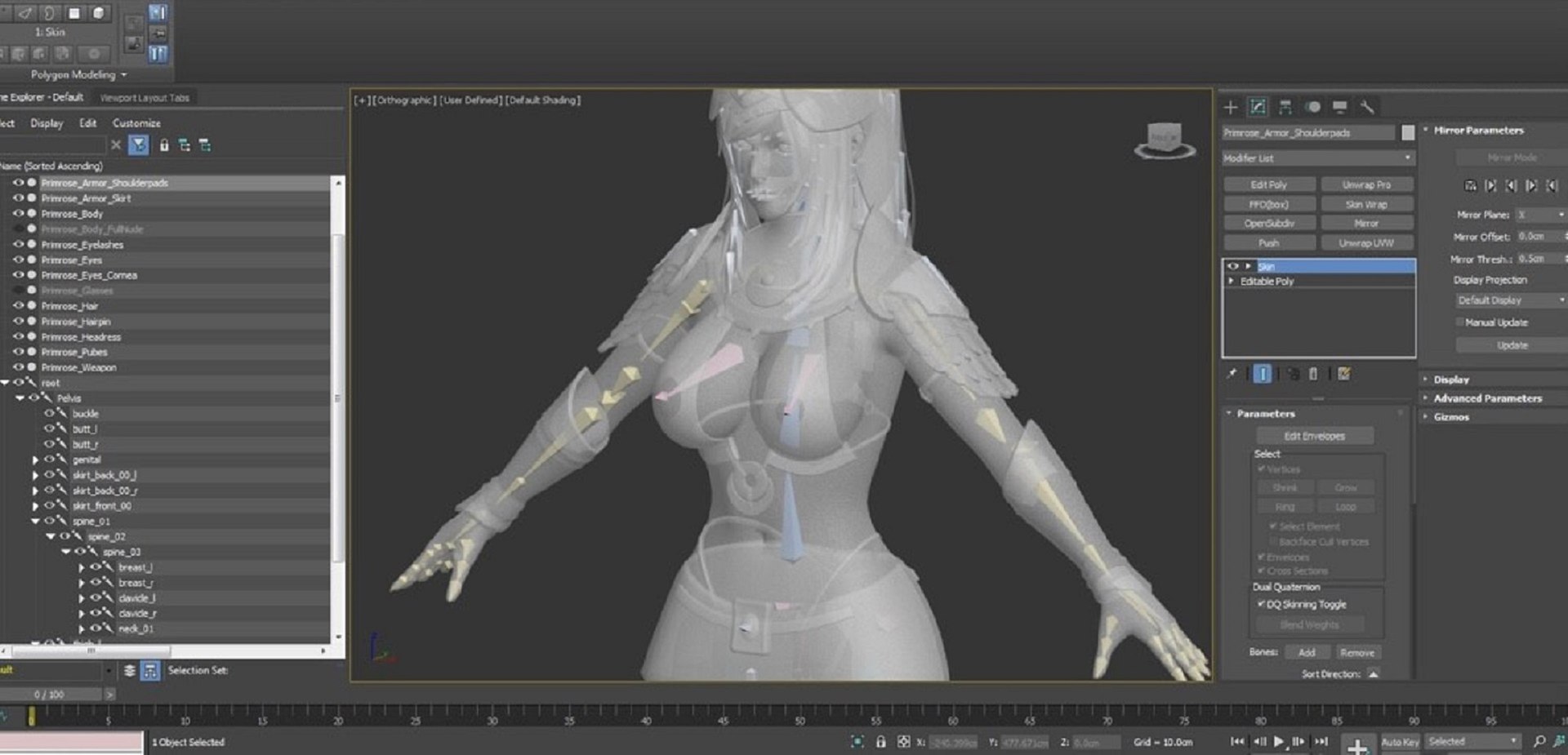 Hyper 3d Female Warrior 3d Turbosquid 2143959