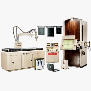 Vintage Radiography Equipment 3D model