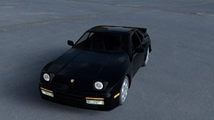 Porsche 944 Turbo with interior HDRI