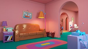 Simpsons livingroom