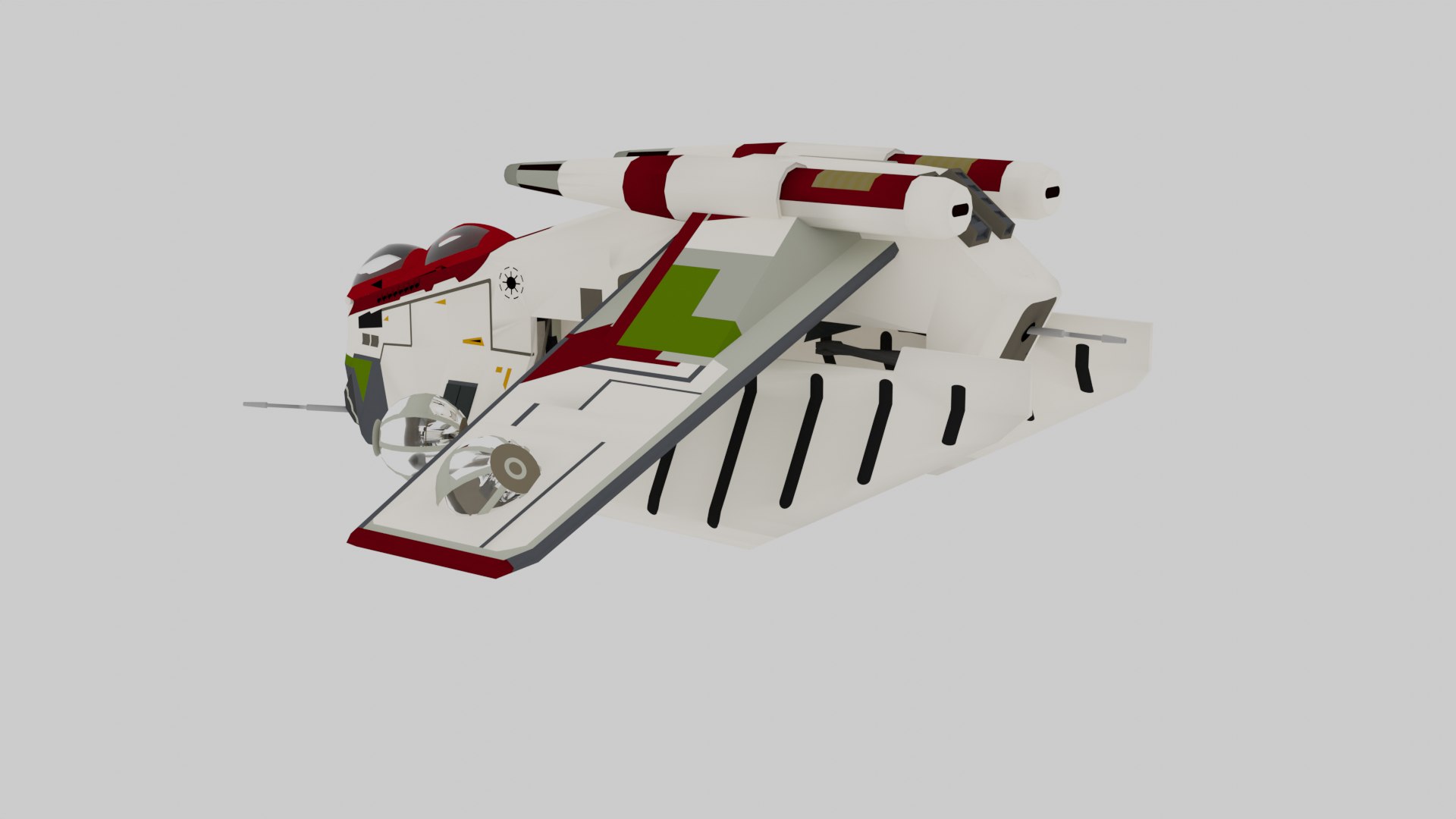 3D Star Wars Republic Gunship - TurboSquid 1853390