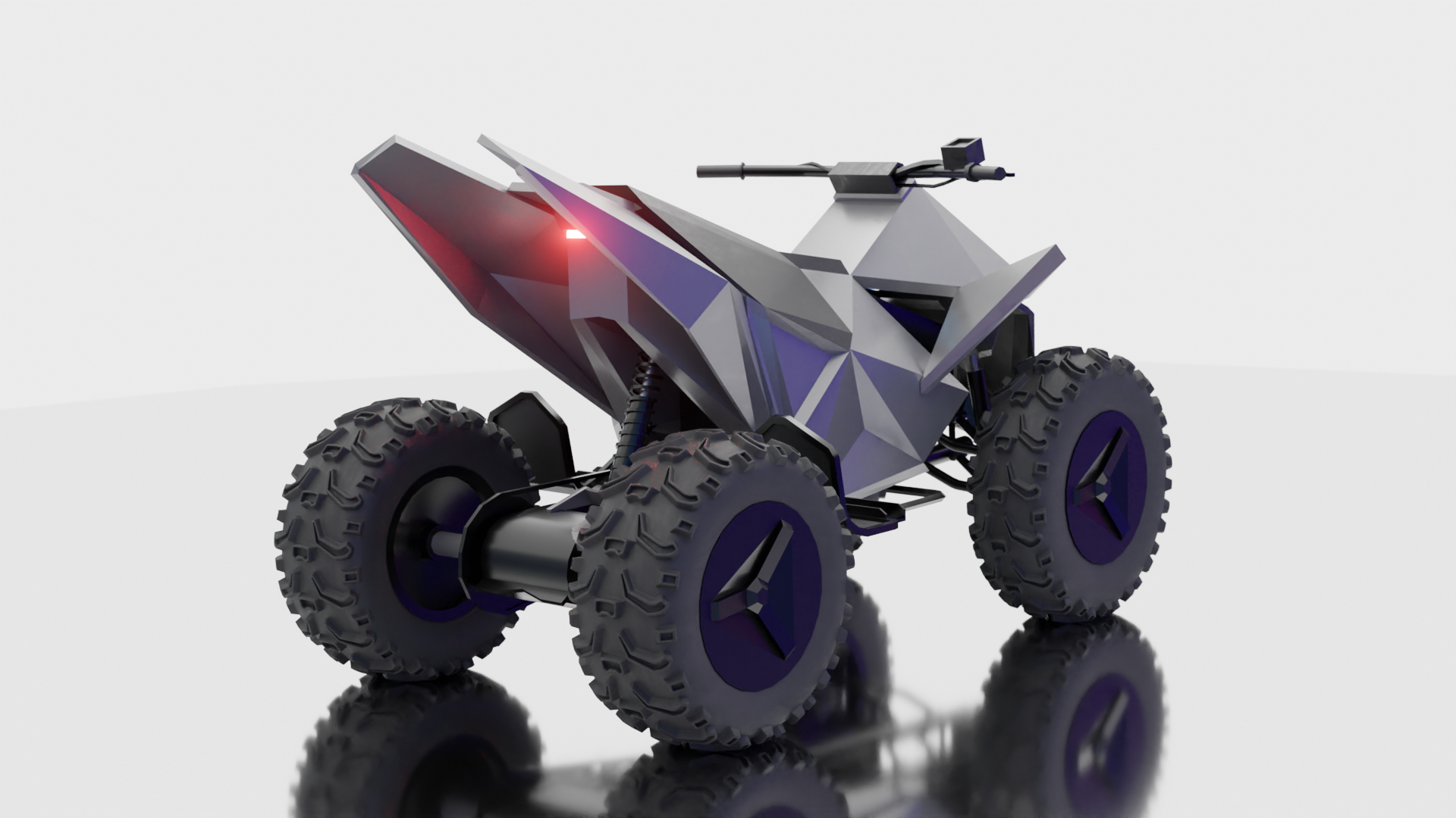 Cybertruck Cyberquad Truck 3D Model TurboSquid 1478560