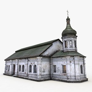 3ds max monastery refectory church