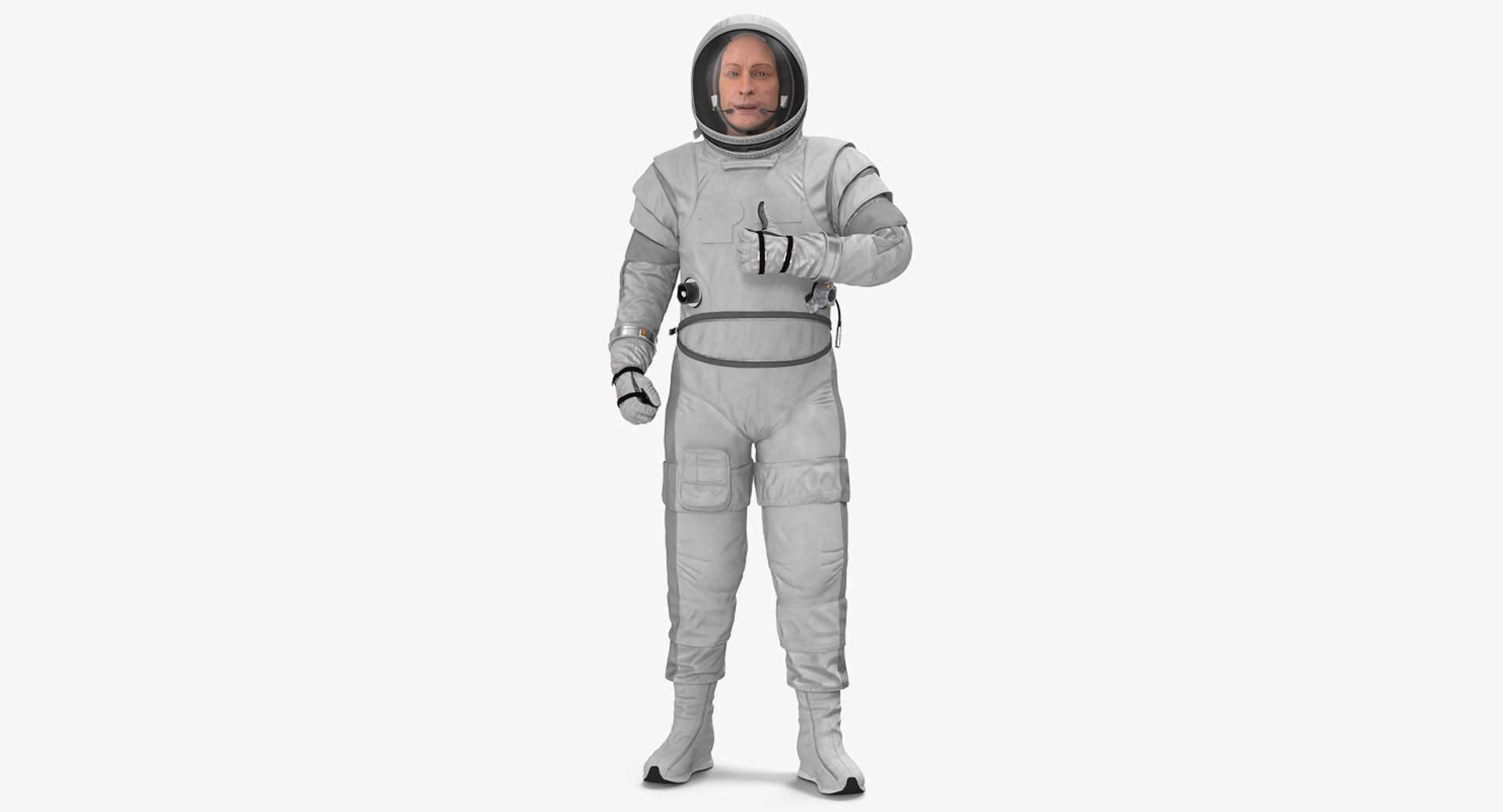 Astronaut Spacesuit Generic Rigged for Maya 3D model preview