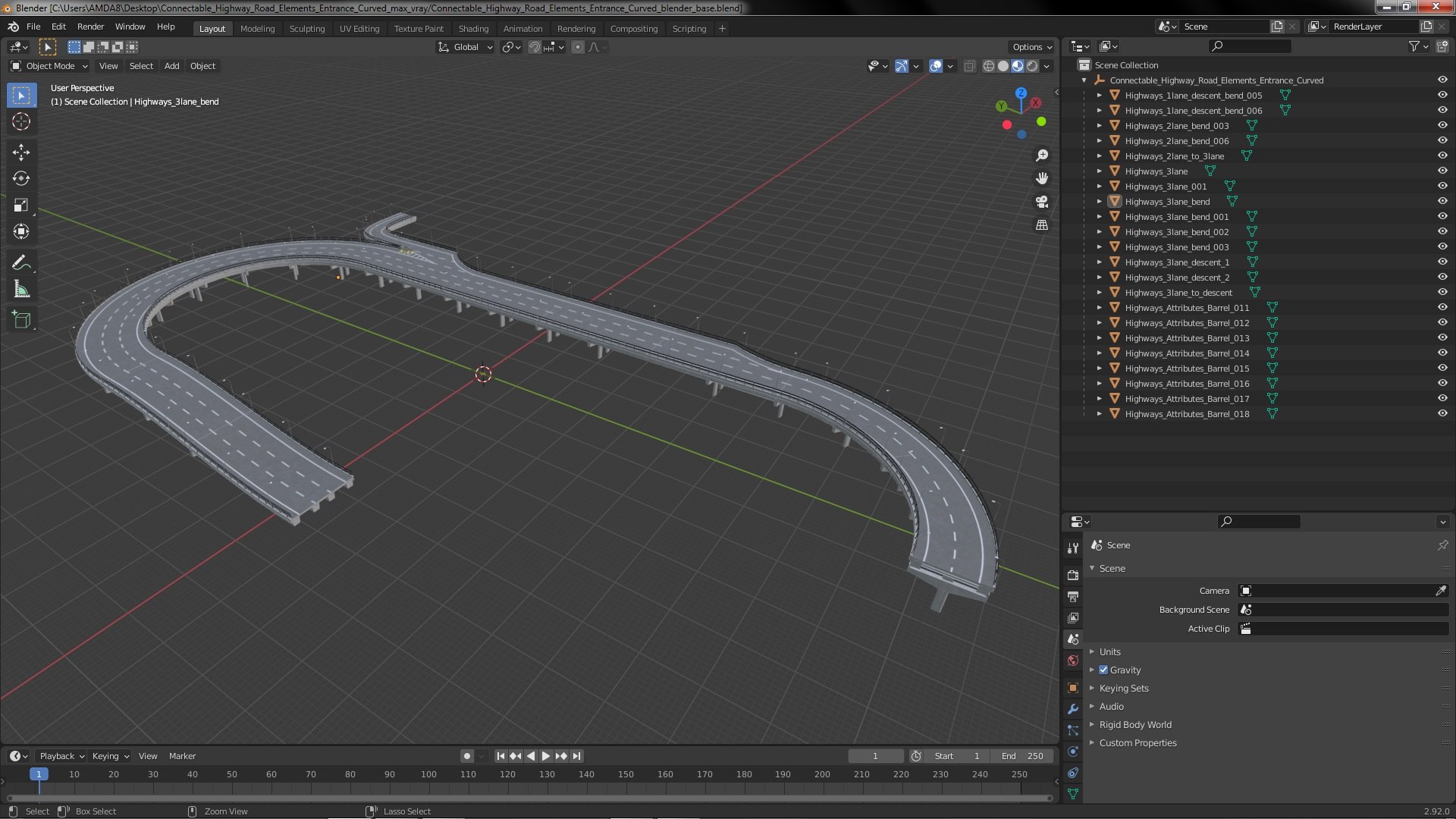 Connectable Highway Road Elements Entrance Curved 3D model https://p.turbosquid.com/ts-thumb/Ho/eNRWBs/sC/connectablehighwayroadelementsentrancecurvedc4dmodel038/jpg/1667447996/1920x1080/fit_q87/d72c36374aee9300246e52247e697473370e5748/connectablehighwayroadelementsentrancecurvedc4dmodel038.jpg