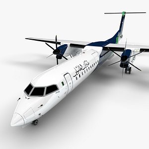 Tassili Airlines Bombardier DHC-8 Q400 Dash 8 L1597 3D model