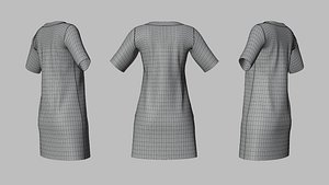 Dress 46 Ruby Velvet With Design