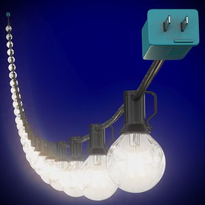 Outdoor Hanging String Lights